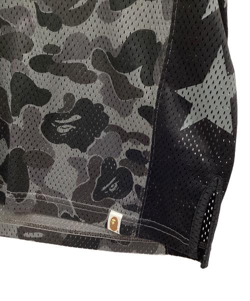 A BATHING APE（アベイシングエイプ）A BATHING APE (アベイシングエイプ) ユニフォーム グレー×ブラック サイズ:Lの古着・服飾アイテム
