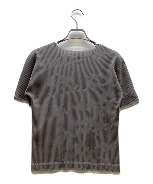 PLEATS PLEASE（プリーツプリーズ）PLEATS PLEASE (プリーツプリーズ) 半袖カットソー グレー サイズ:不明の古着・服飾アイテム