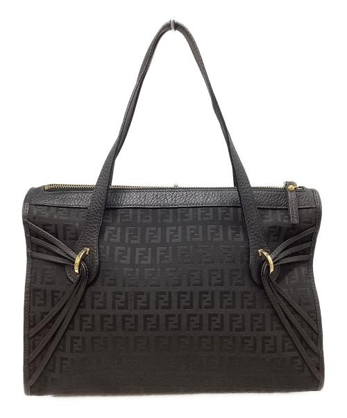 FENDI（フェンディ）FENDI (フェンディ) フェンディ/ズッキーノ/8BL070/ハンドバッグ ブラックの古着・服飾アイテム