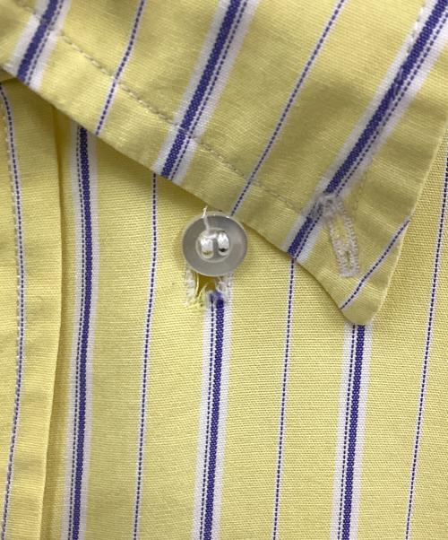 RALPH LAUREN（ラルフローレン）RALPH LAUREN (ラルフローレン) 半袖シャツ イエロー×ネイビー サイズ:２Xの古着・服飾アイテム