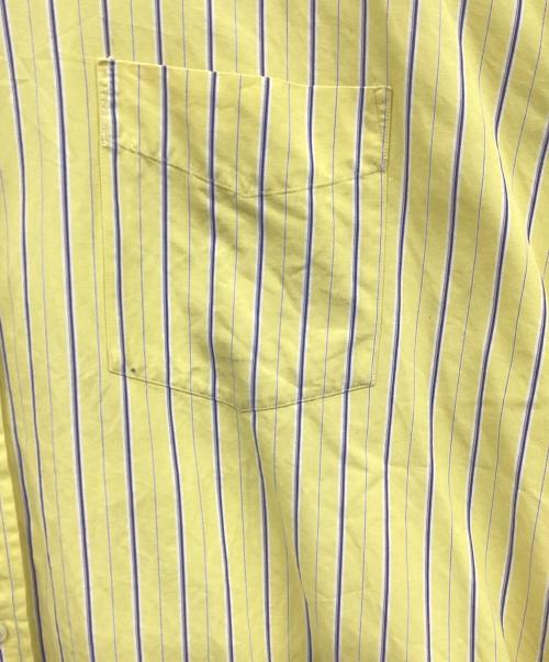 RALPH LAUREN（ラルフローレン）RALPH LAUREN (ラルフローレン) 半袖シャツ イエロー×ネイビー サイズ:２Xの古着・服飾アイテム