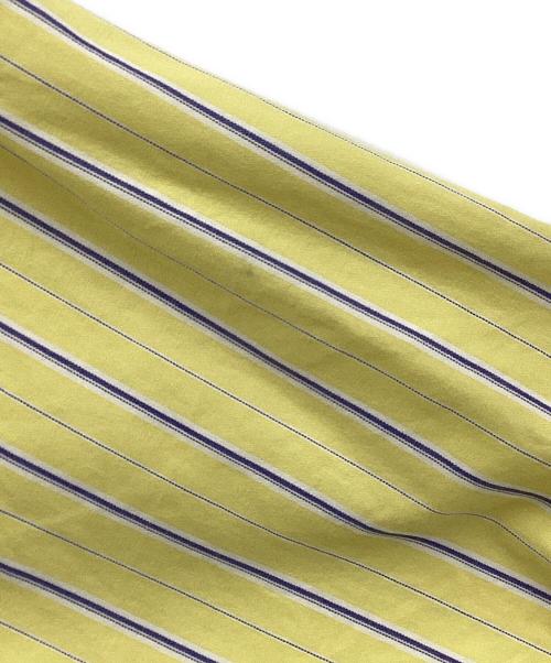 RALPH LAUREN（ラルフローレン）RALPH LAUREN (ラルフローレン) 半袖シャツ イエロー×ネイビー サイズ:２Xの古着・服飾アイテム