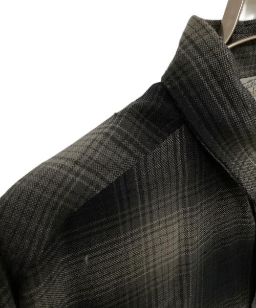 CalTop（キャルトップ）CalTop (キャルトップ) 長袖シャツ ブラック×グレー サイズ:Lの古着・服飾アイテム