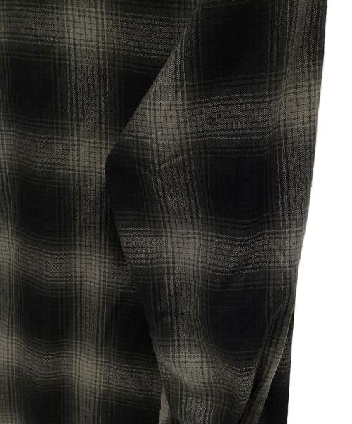 CalTop（キャルトップ）CalTop (キャルトップ) 長袖シャツ ブラック×グレー サイズ:Lの古着・服飾アイテム