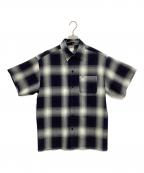CalTopキャルトップ）の古着「半袖シャツ」｜ホワイト×ネイビー
