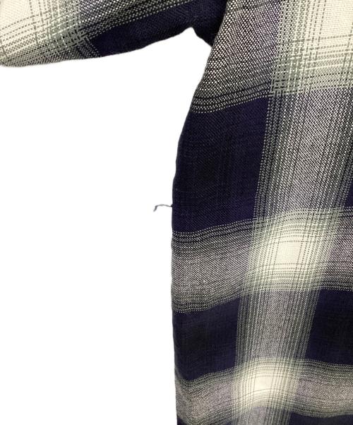 CalTop（キャルトップ）CalTop (キャルトップ) 半袖シャツ ホワイト×ネイビー サイズ:Ｓの古着・服飾アイテム
