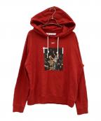 OFFWHITEオフホワイト）の古着「PASCAL PRINT SLIM HOODIE」｜レッド