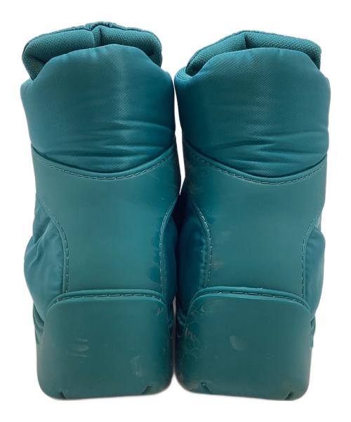 BOTTEGA VENETA（ボッテガベネタ）BOTTEGA VENETA (ボッテガベネタ) パドルボンバーナイロンブーツ エメラルドグリーン サイズ:43の古着・服飾アイテム