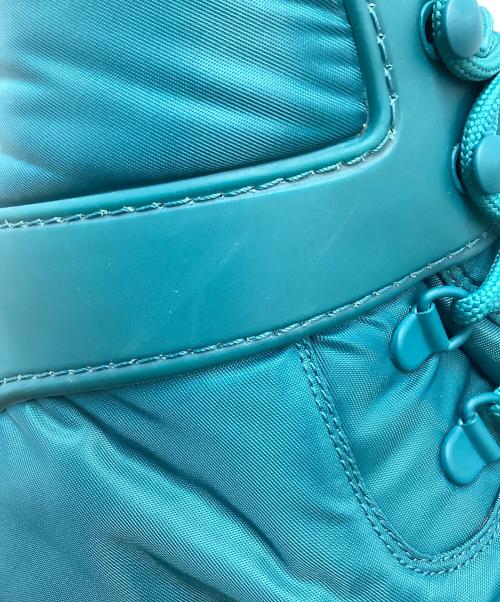 BOTTEGA VENETA（ボッテガベネタ）BOTTEGA VENETA (ボッテガベネタ) パドルボンバーナイロンブーツ エメラルドグリーン サイズ:43の古着・服飾アイテム