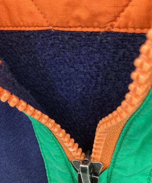 POLO RALPH LAUREN（ポロ・ラルフローレン）POLO RALPH LAUREN (ポロ・ラルフローレン) ハーフジップスウェット ネイビー×グリーン サイズ:Ｓの古着・服飾アイテム