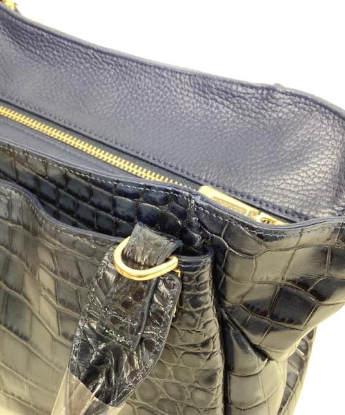 LEATHER JEWELS（レザージュエルズ）LEATHER JEWELS (レザージュエルズ) レザージュエルズ/2WAYショルダーバッグ ネイビーの古着・服飾アイテム