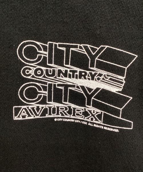 AVIREX（アヴィレックス）AVIREX (アヴィレックス) CITY COUNTRY (シティーカンパニー) スウェット ブラック サイズ:L 未使用品の古着・服飾アイテム