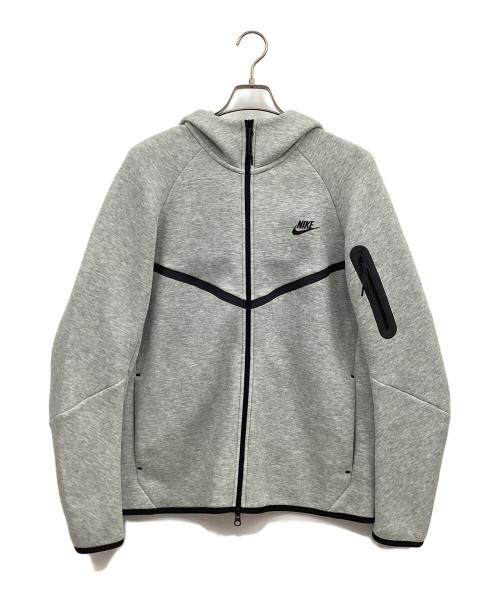 NIKE（ナイキ）NIKE (ナイキ) テックフルジップパーカー グレー×ブラック サイズ:XLの古着・服飾アイテム
