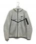 NIKE（ナイキ）の古着「テックフルジップパーカー」｜グレー×ブラック