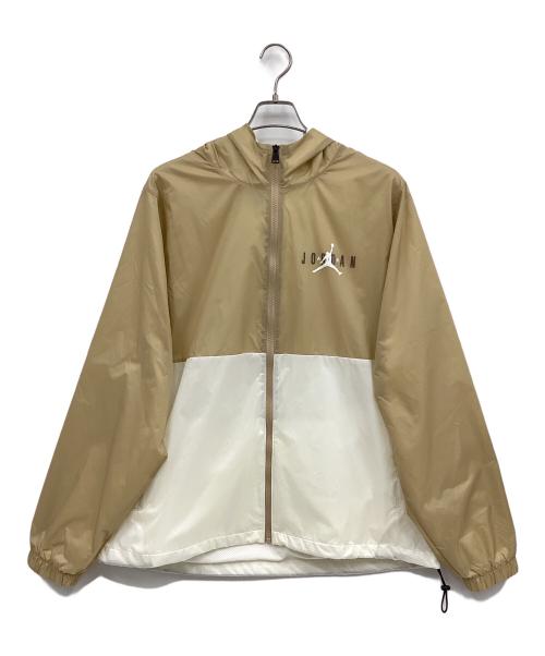 JORDAN（ジョーダン）JORDAN (ジョーダン) エッセンシャルウーブンジャケット ブラウン×ホワイト サイズ:XLの古着・服飾アイテム