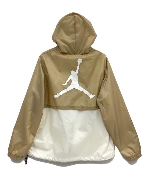 JORDAN（ジョーダン）JORDAN (ジョーダン) エッセンシャルウーブンジャケット ブラウン×ホワイト サイズ:XLの古着・服飾アイテム