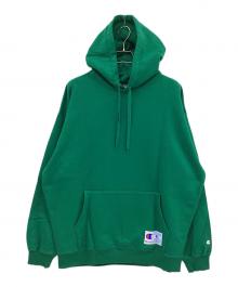 Champion（チャンピオン）の古着「プルオーバーパーカー」｜グリーン