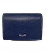 COACHコーチ）の古着「コーチ/CCY45/コンパクトウォレット」｜ネイビー