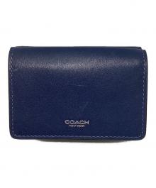 COACH（コーチ）の古着「コーチ/CCY45/コンパクトウォレット」｜ネイビー