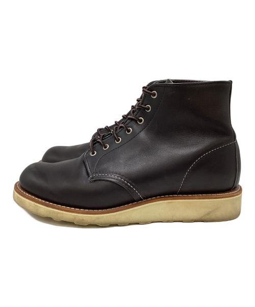 RED WING（レッドウィング）RED WING (レッドウィング) 6インチクラシックラウンド ブラック サイズ:25.5㎝の古着・服飾アイテム