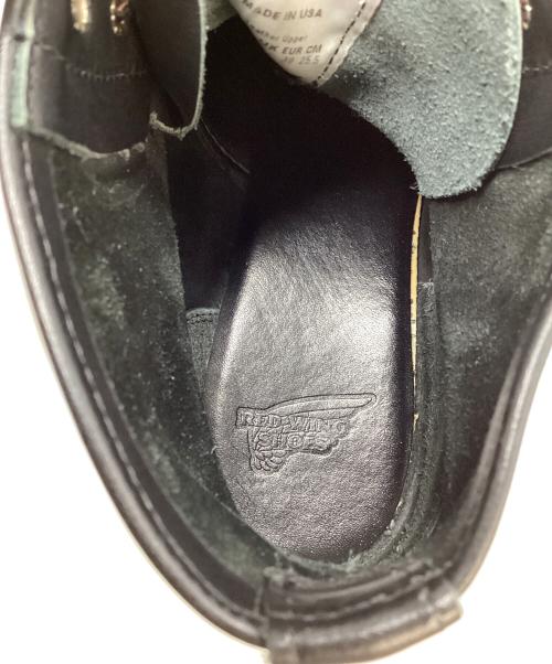 RED WING（レッドウィング）RED WING (レッドウィング) 6インチクラシックラウンド ブラック サイズ:25.5㎝の古着・服飾アイテム