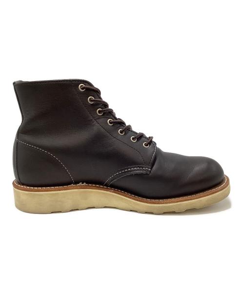RED WING（レッドウィング）RED WING (レッドウィング) 6インチクラシックラウンド ブラック サイズ:25.5㎝の古着・服飾アイテム