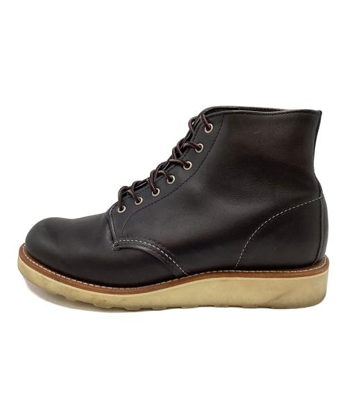 RED WING（レッドウィング）RED WING (レッドウィング) 6インチクラシックラウンド ブラック サイズ:25.5㎝の古着・服飾アイテム