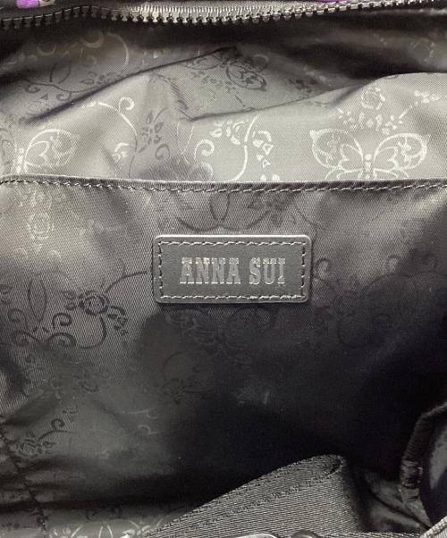 ANNA SUI（アナスイ）ANNA SUI (アナスイ) アナスイ/317550/ボストンバッグ パープル×ブラック 未使用品の古着・服飾アイテム