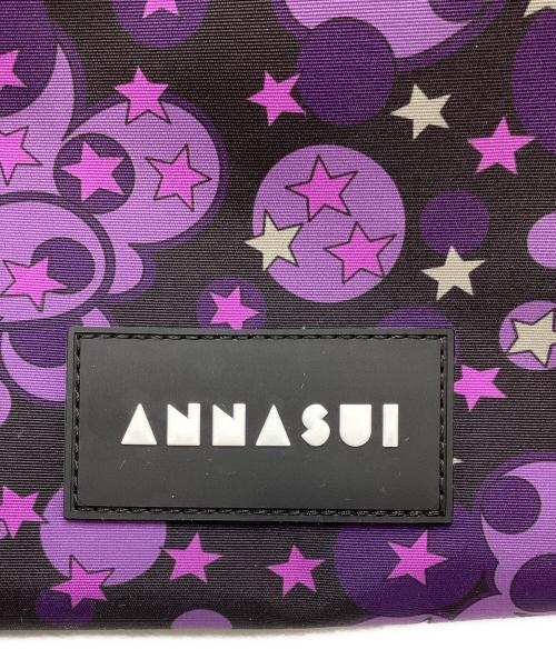 ANNA SUI（アナスイ）ANNA SUI (アナスイ) アナスイ/317550/ボストンバッグ パープル×ブラック 未使用品の古着・服飾アイテム