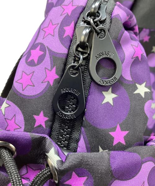ANNA SUI（アナスイ）ANNA SUI (アナスイ) アナスイ/317550/ボストンバッグ パープル×ブラック 未使用品の古着・服飾アイテム
