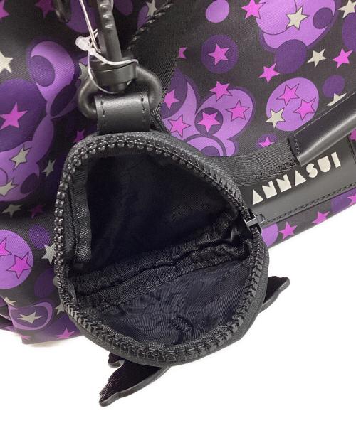 ANNA SUI（アナスイ）ANNA SUI (アナスイ) アナスイ/317550/ボストンバッグ パープル×ブラック 未使用品の古着・服飾アイテム
