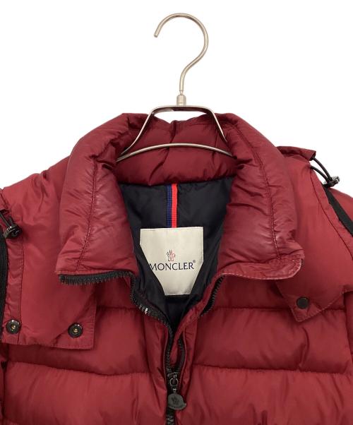 MONCLER（モンクレール）MONCLER (モンクレール) ダウンジャケット レッド サイズ:1の古着・服飾アイテム