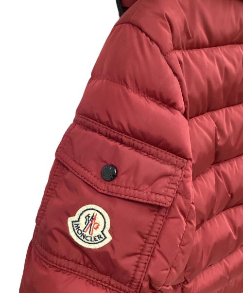 MONCLER（モンクレール）MONCLER (モンクレール) ダウンジャケット レッド サイズ:1の古着・服飾アイテム