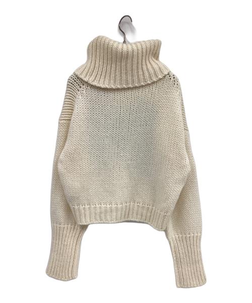 MONCLER（モンクレール）MONCLER (モンクレール) 厚手ニット ホワイト サイズ:Ｓの古着・服飾アイテム