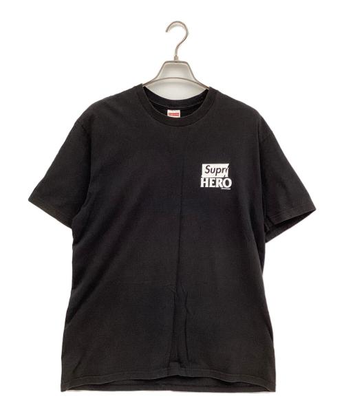 SUPREME（シュプリーム）SUPREME (シュプリーム) ANTIHERO (アンタイヒーロー) ANTIHERO Dog Tee ブラック×ホワイト サイズ:Lの古着・服飾アイテム