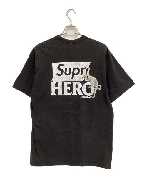 SUPREME（シュプリーム）SUPREME (シュプリーム) ANTIHERO (アンタイヒーロー) ANTIHERO Dog Tee ブラック×ホワイト サイズ:Lの古着・服飾アイテム