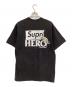 SUPREME (シュプリーム) ANTIHERO (アンタイヒーロー) ANTIHERO Dog Tee ブラック×ホワイト サイズ:L：7000円