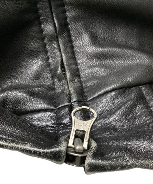 Liugoo Leathers（リューグーレザーズ）Liugoo Leathers (リューグーレザーズ) レザージャケット ブラック サイズ:Ⅿの古着・服飾アイテム
