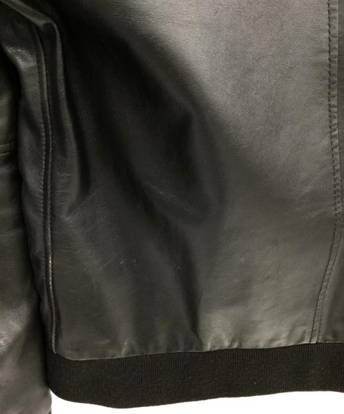 Liugoo Leathers（リューグーレザーズ）Liugoo Leathers (リューグーレザーズ) レザージャケット ブラック サイズ:Ⅿの古着・服飾アイテム