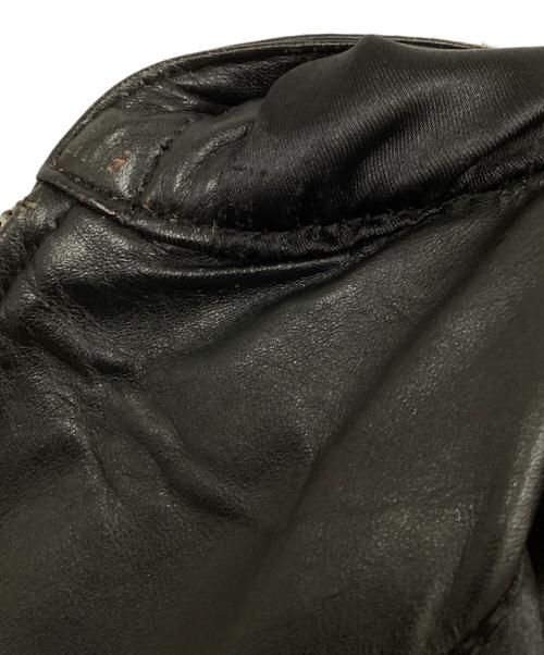 Liugoo Leathers（リューグーレザーズ）Liugoo Leathers (リューグーレザーズ) レザージャケット ブラック サイズ:Ⅿの古着・服飾アイテム