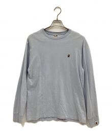 A BATHING APE（アベイシングエイプ）の古着「ロングスリーブカットソー」｜ブルー