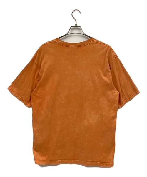 A BATHING APE（アベイシングエイプ）A BATHING APE (アベイシングエイプ) ダメージ加工半袖カットソー オレンジ サイズ:Lの古着・服飾アイテム