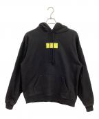 KITHキス）の古着「プルオーバーパーカー」｜ブラック×イエロー
