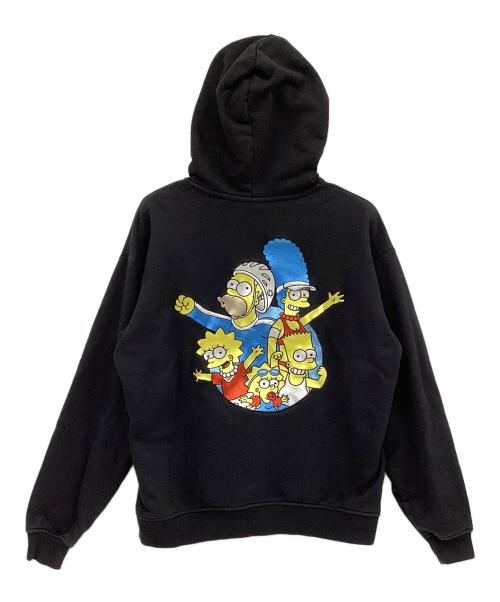 KITH（キス）KITH (キス) プルオーバーパーカー ブラック×イエロー サイズ:Lの古着・服飾アイテム