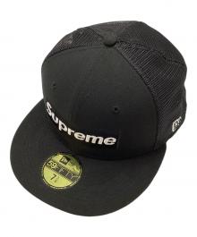 SUPREME×New Era（シュプリーム×ニューエラ）の古着「メッシュキャップ」｜ブラック
