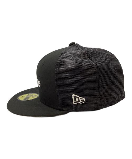 SUPREME（シュプリーム）SUPREME (シュプリーム) New Era (ニューエラ) メッシュキャップ ブラック サイズ:7 3/8(58.7㎝)の古着・服飾アイテム