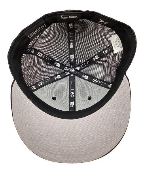 SUPREME（シュプリーム）SUPREME (シュプリーム) New Era (ニューエラ) メッシュキャップ ブラック サイズ:7 3/8(58.7㎝)の古着・服飾アイテム