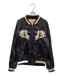 MIKASA（ミカサ）の古着「スカジャン」｜ブラック×アイボリー