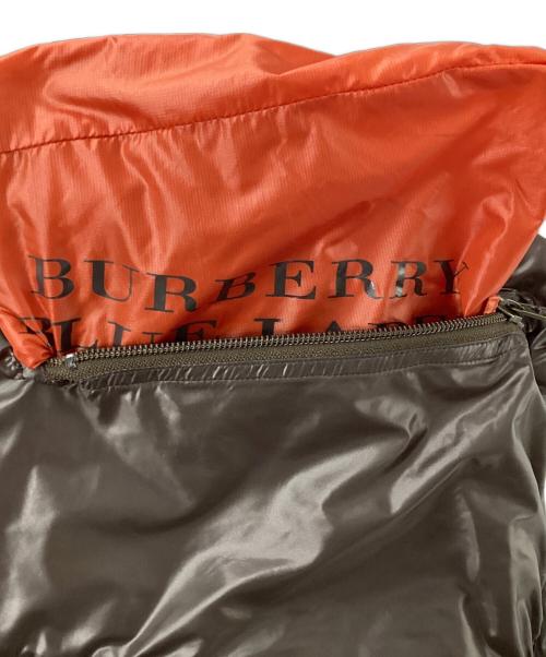 BURBERRY BLUE LABEL（バーバリー ブルー レーベル）BURBERRY BLUE LABEL (バーバリー ブルー レーベル) リバーシブルダウンジャケット オレンジ×ブラウン サイズ:38の古着・服飾アイテム