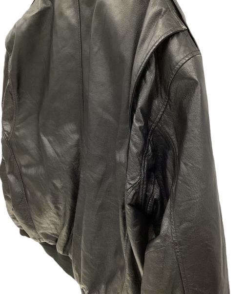 BOEING（ボーイング）BOEING (ボーイング) レザージャケット ブラック サイズ:2XLの古着・服飾アイテム